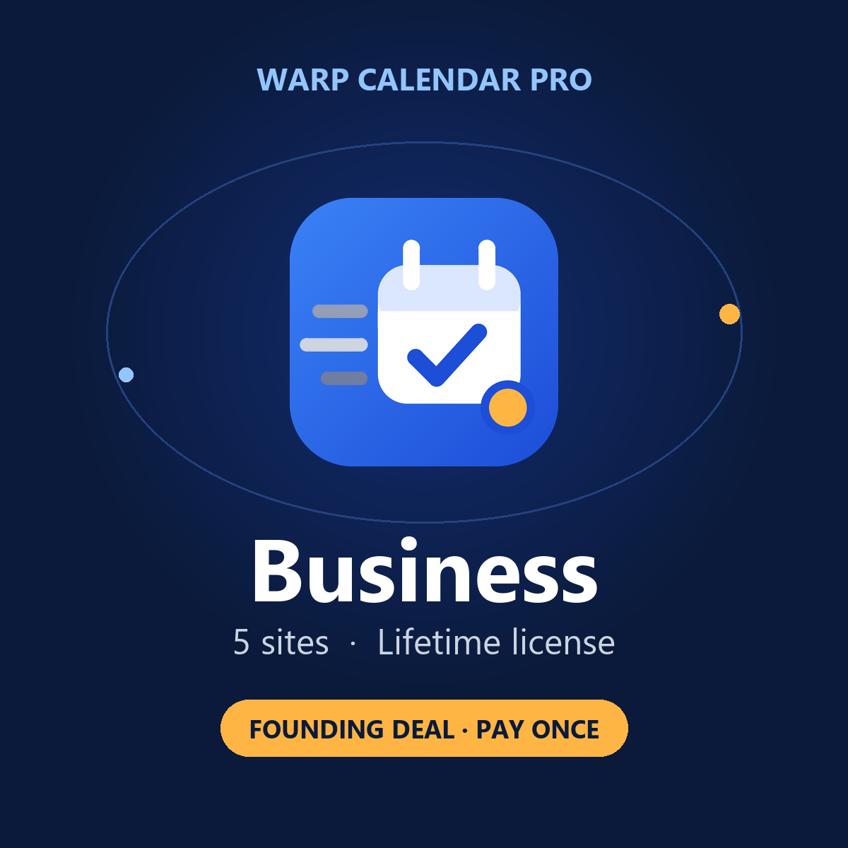 Warp Calendar Pro: Business Lifetime
