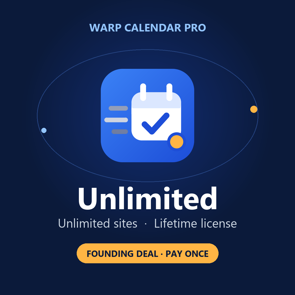 Warp Calendar Pro: Unlimited Lifetime